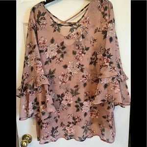 Torrid Dark Rose colored blouse